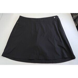 Fila Women's Black Athletic Skort XXL Athleisure Lined